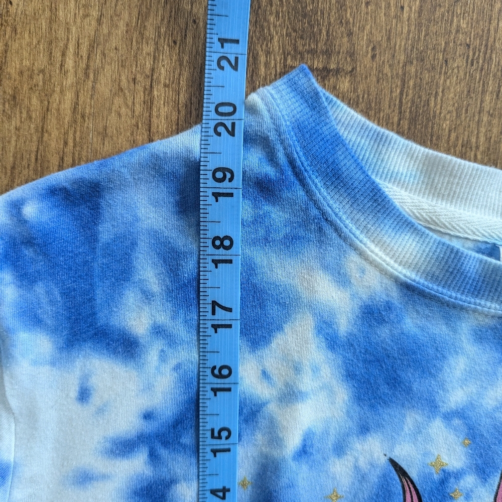 Tie Dye Long Sleeve Sun And Moon Shirt. - Picture 5 of 6